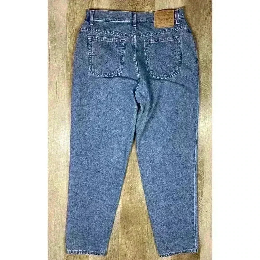 Vtg Levis 550 Jeans Womens 16M 32x28.5 High Rise Mom Relaxed Tapered Leg Y2K - Picture 4 of 8